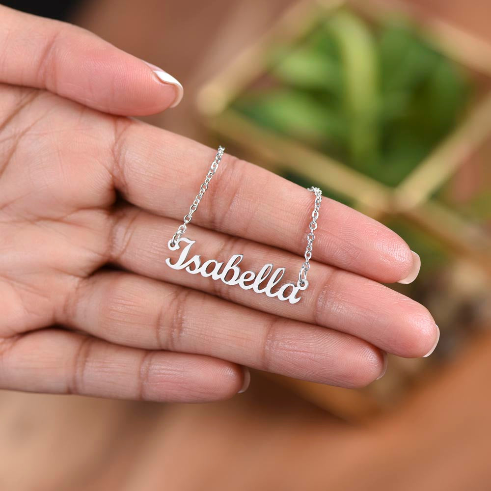 To My Badass Daughter I Necklace Gift Message