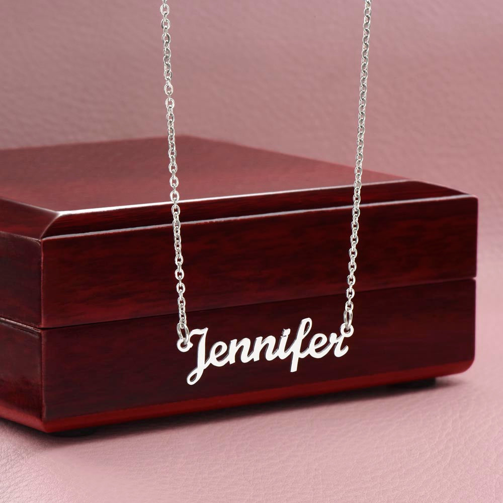 To My Badass Daughter I Necklace Gift Message